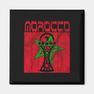Imán Marruecos Vintage, Me encanta el mapa de Marruecos