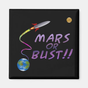 Imán Mars o Bust Magnet