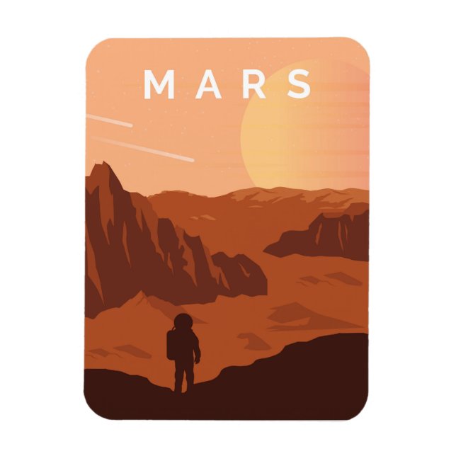 Imán Mars Planet (Vertical)