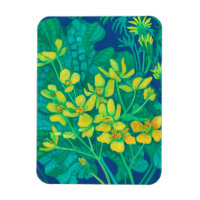 Marsh Marigold Summer Wildflowers Pintura Floral
