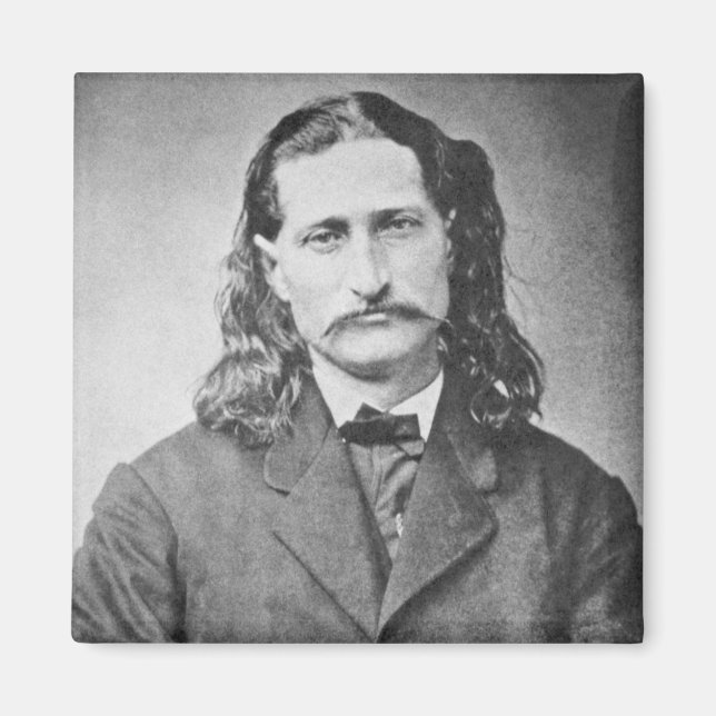 Imán Marshal Wild Bill Hickok Antiguo Cañero Occidental (Frente)