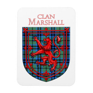 Imán Marshall Tartan Scottish Plaid Lion Rampant