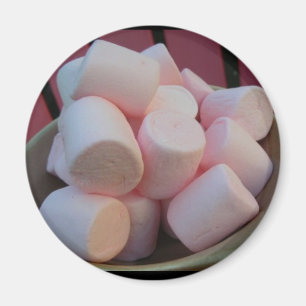 Imán Marshmallow rosa