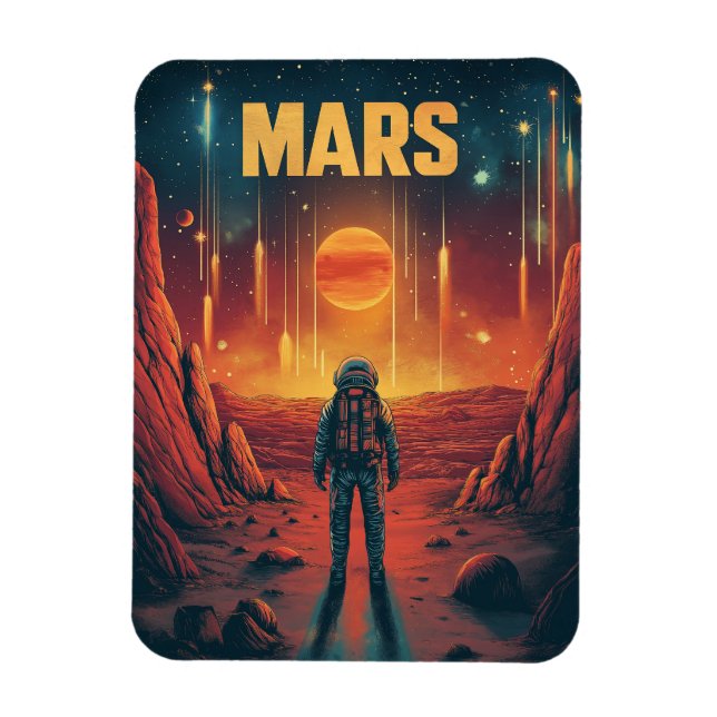 Imán Marte: Explora el planeta rojo (Vertical)