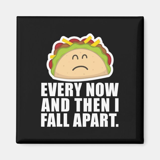 Imán MARTES DE TACO De vez en cuando me desmoreno Diver (Frente)