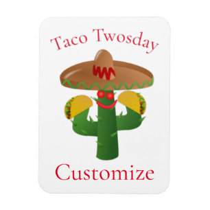 Imán Martes Taco Saguaro Cactus Thunder_Cove