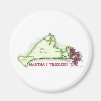 Imán Martha Vineyard Island Magnet