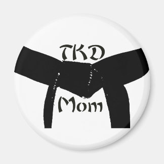 Imán Martial Arts Black Belt TKD Mom