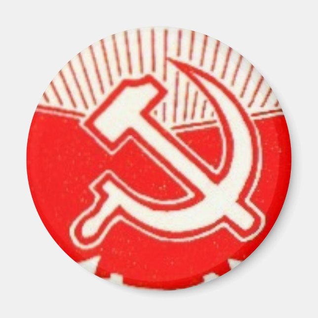 Imán Martillo, esquisto y banderas rojas (Frente)