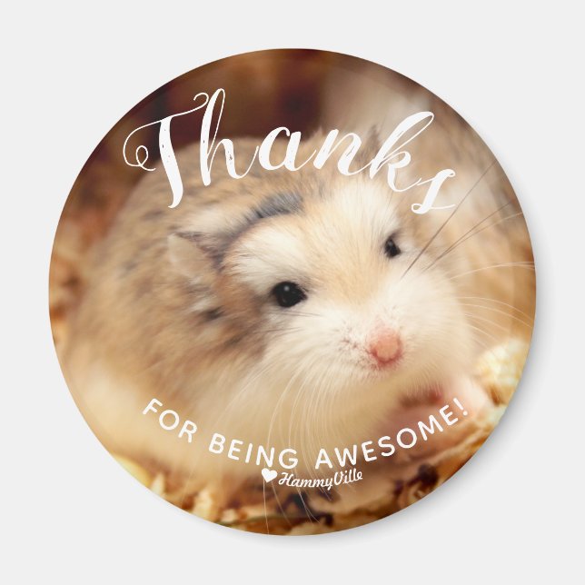 Imán Martillo lindo gracias por ser increíble (Frente)