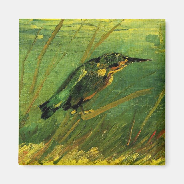 Imán Martín pescador de Vincent van Gogh (Frente)
