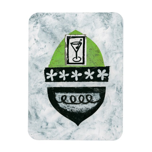 Imán Martini Break Refrigerator Magnet (Vertical)
