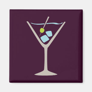 Imán Martini Glass