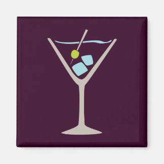 Imán Martini Glass