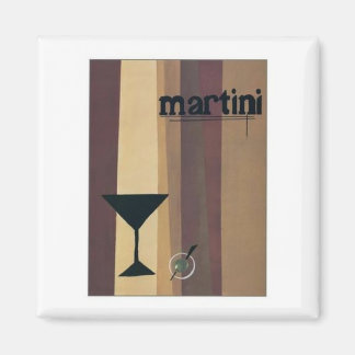 Imán Martini (rayas marrones)