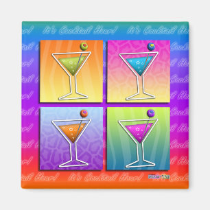 Imán - martinis del arte pop