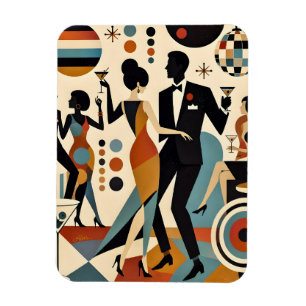 Imán Martinis Jazzy Abstractos y Fiesta de Cócteles Bai