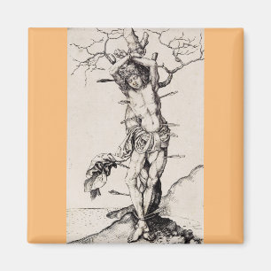 Imán Martirio de San Sebastián por Martin Schongauer
