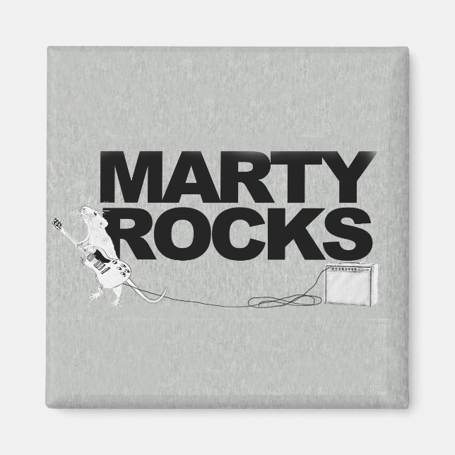 Imán Marty Rocks Magnet (Frente)