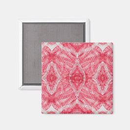 Imán Martyrdom Abstract Red White Watercolor Art