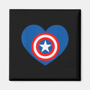 Imán Marvel Capitán América Vengadores Corazón Amor Val
