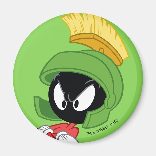 Imán MARVIN THE MARTIAN™ | Armas cruzadas (Frente)