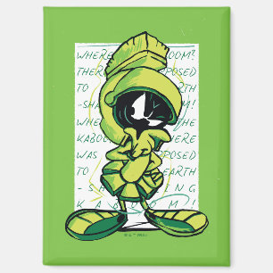 Imán MARVIN THE MARTIAN™ Quote Sketch