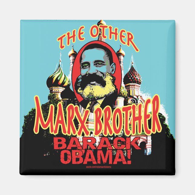 Imán Marx Brother anti Obama Shirt (Frente)