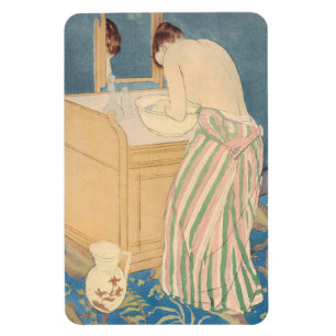 Imán Mary Cassatt - Baño femenino