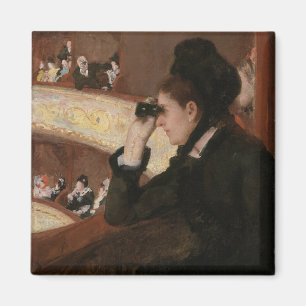 Imán Mary Cassatt - En el palco