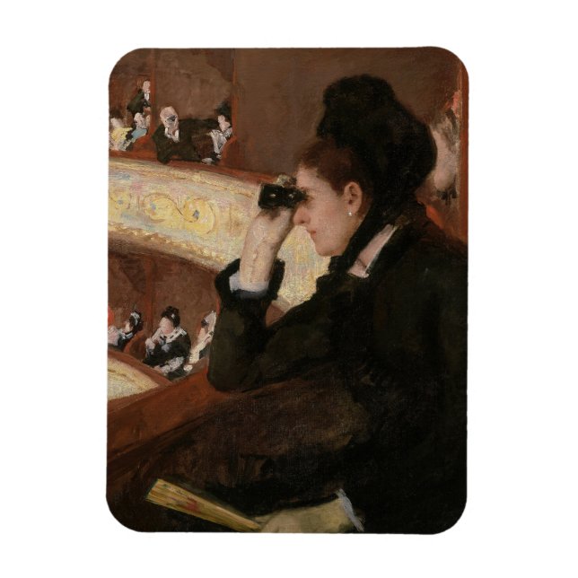Imán Mary Cassatt - En la Logia (Vertical)