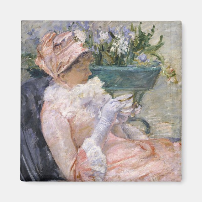 Imán Mary Cassatt - La Taza de Té (Frente)