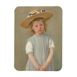 Imán Mary Cassatt - Niño en un Gorra de paja