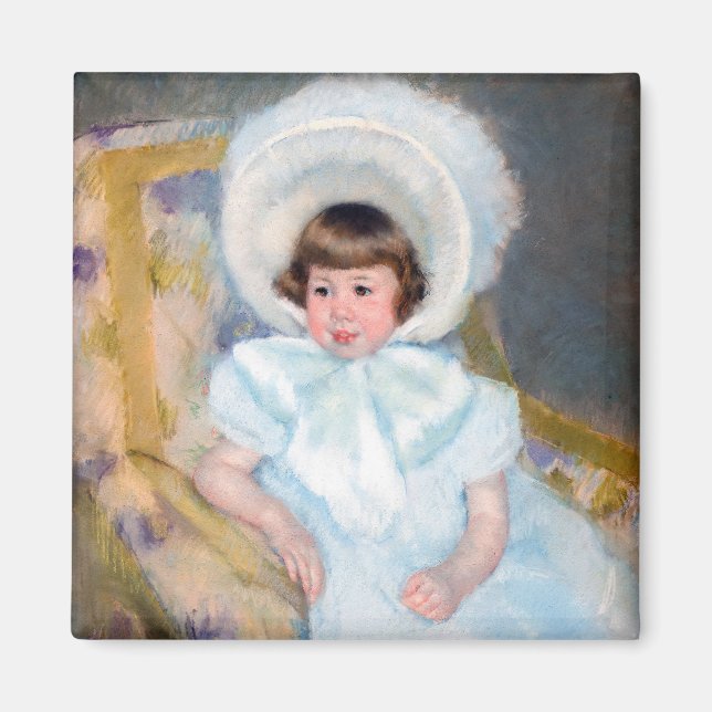 Imán Mary Cassatt - Retrato Louise-Aurore Villeboeuf (Frente)