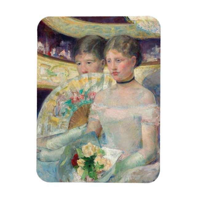 Imán Mary Cassatt - The Loge (Vertical)