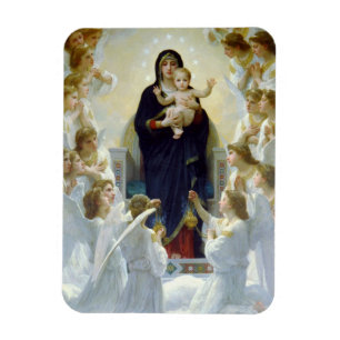 Imán Mary con ángeles - Regina Angelorum