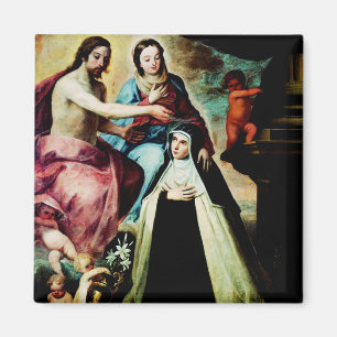 Imán Mary Magdalene de Pazzi por Pedro de Moya