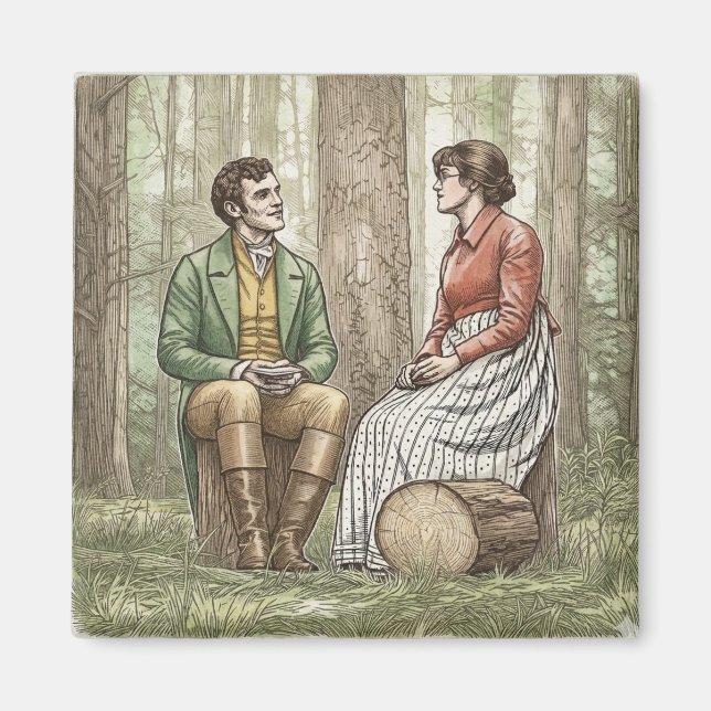 Imán Mary y Tom en "La otra hermana Bennet" (Frente)