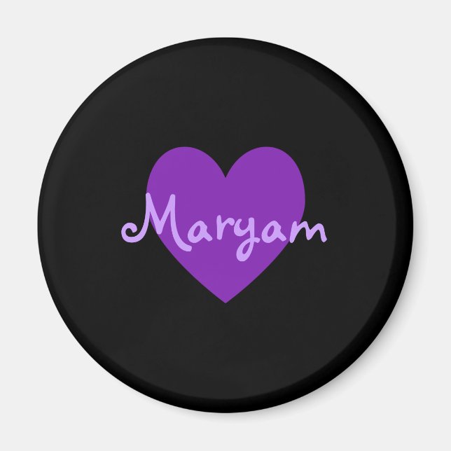 Imán Maryam en morado (Frente)