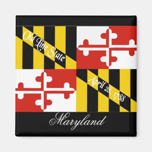 Imán Maryland Flag Magnet (Frente)