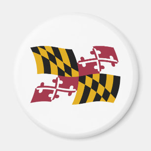 Imán Maryland Flag Magnet