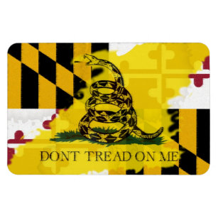 Imán Maryland Gadsden Flag Magnet