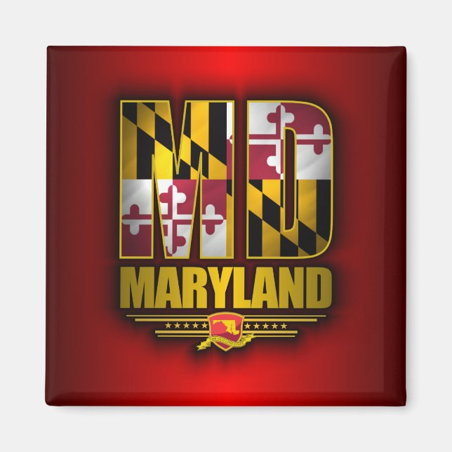 Imán Maryland (MD) (Frente)