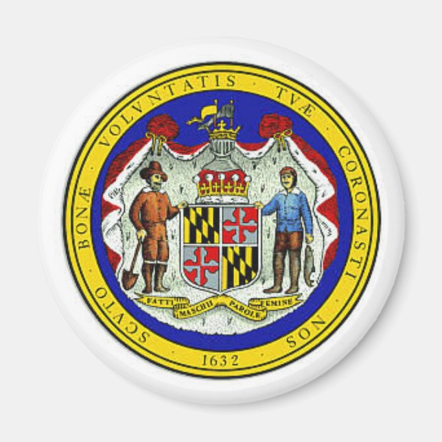 Imán Maryland State Seal Magnet (Frente)