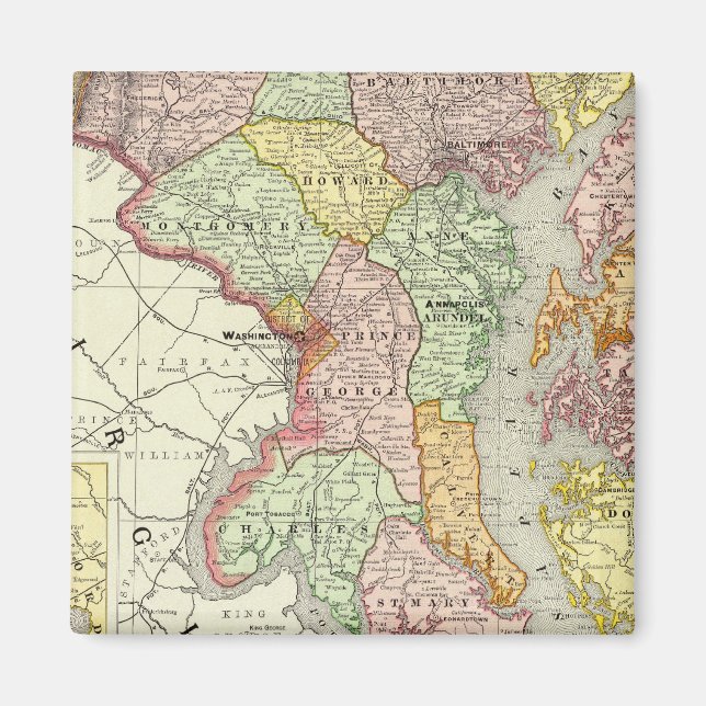 Imán Maryland y Delaware (Frente)