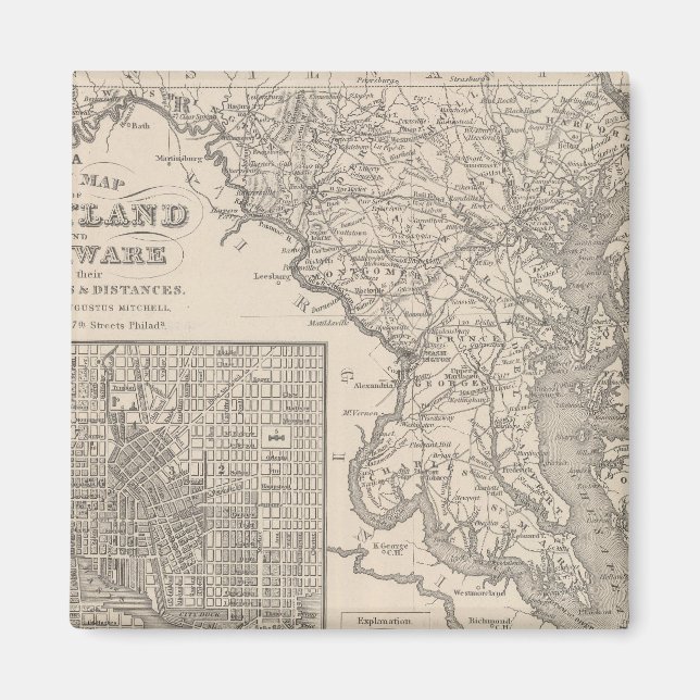 Imán Maryland y Delaware (Frente)