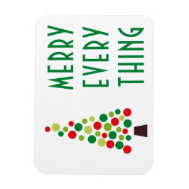 Imán Marzo moderno Todo Árbol de vacaciones