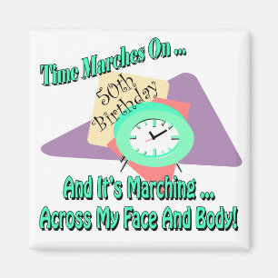 Imán Marzos del tiempo en los 50.os regalos de