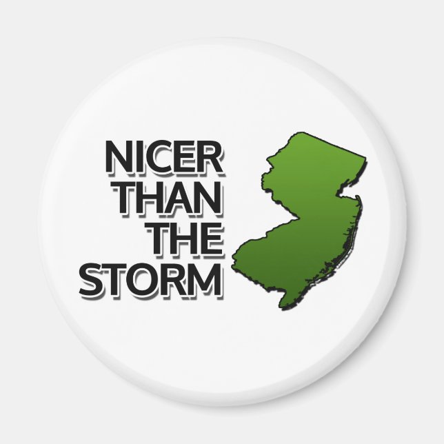 Imán Más agradable que la tormenta (Frente)