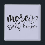 Imán "Más amor propio" Boho Motivación Inspiradora<br><div class="desc">Añade un recordatorio amable a tu rutina diaria con este imán motivacional de estilo boho "More Self Love". Diseñado en un estilo minimalista moderno, con tonos suaves y tranquilizantes y tipografía elegante, es perfecto para el autocuidado motivador, la autoestima y la energía positiva. Ya sea que se exhiba en su...</div>